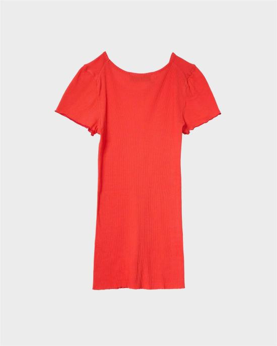  사야카 다비스 뉴욕 반팔 티셔츠 사야카 데이비스 뉴욕 캡 슬리브 티셔츠 포피 레드 - SAYAKA DAVIS NEW YORK