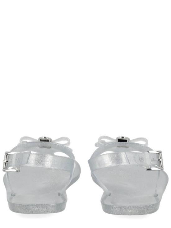  마이클 코어스 샌들 모노그램 로고  실버 - MICHAEL KORS