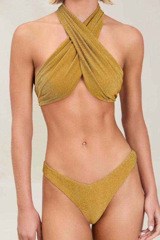  데본 윈저 비키니 수영복 루시 탑 허니콤