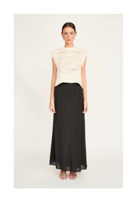  머스 베스트 미르스 마린 래더스티치 니트 - MIRTH