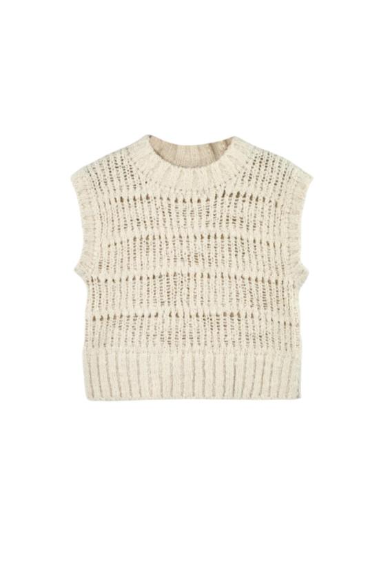  머스 베스트 미르스 마린 래더스티치 니트