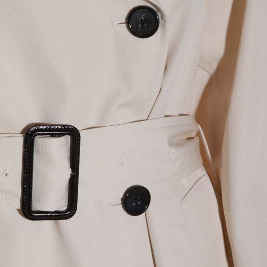  토템 트렌치 코트 숏  재킷 스톤 - TOTEME