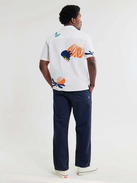  왁스 런던 셔츠 디드콧 에크루 꽃 자수 - WAX LONDON