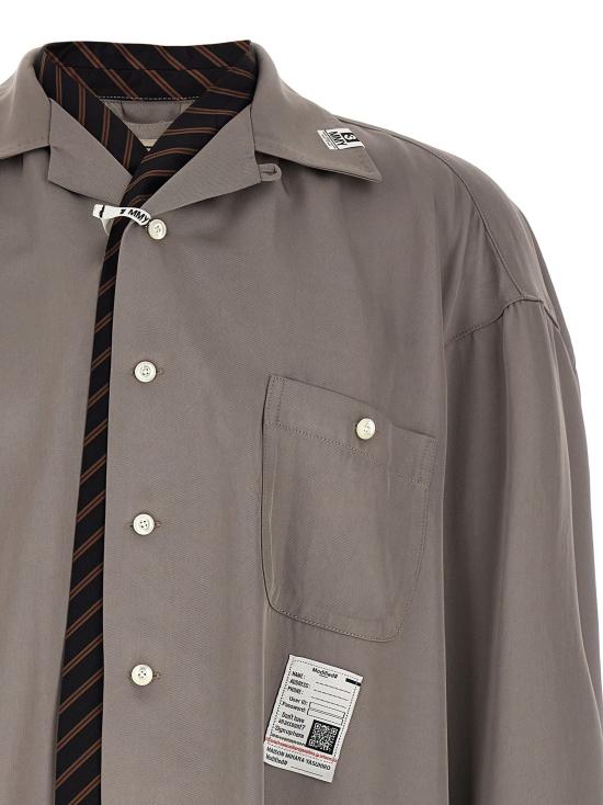 26SS 메종 미하라 야스히로 셔츠 J16SH187LTGRAY - MAISON MIHARA YASUHIRO