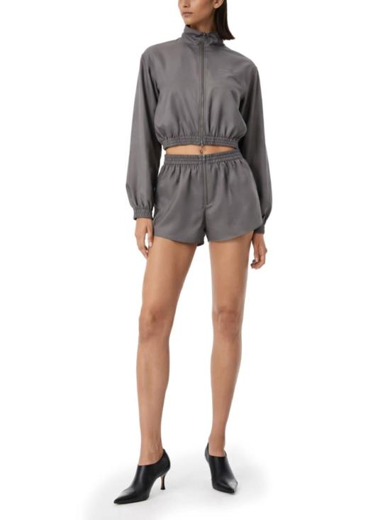  알렉산더 왕 숏팬츠 지퍼 반바지 (회색) - ALEXANDER WANG