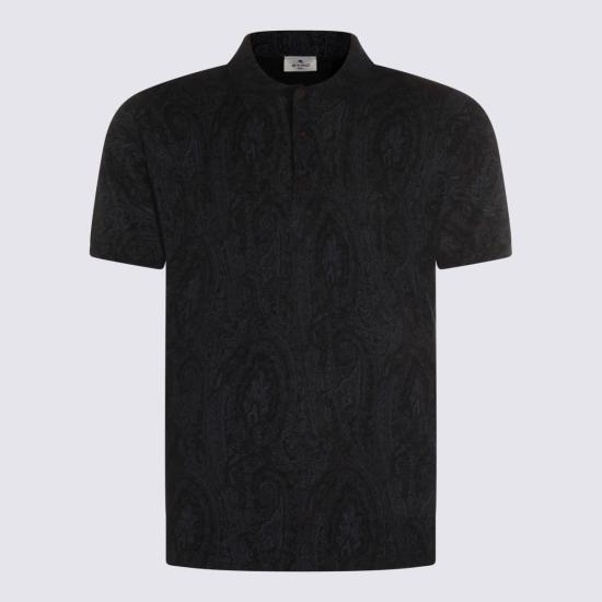  에트로 폴로 티셔츠 그레이 폴로 셔츠