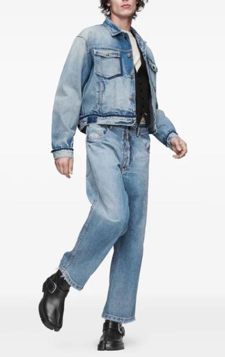 26SS 마르지엘라 스트레이트레그 크롭 진 S50LA0245S30561 987 WASHED BLUE - MAISON MARGIELA