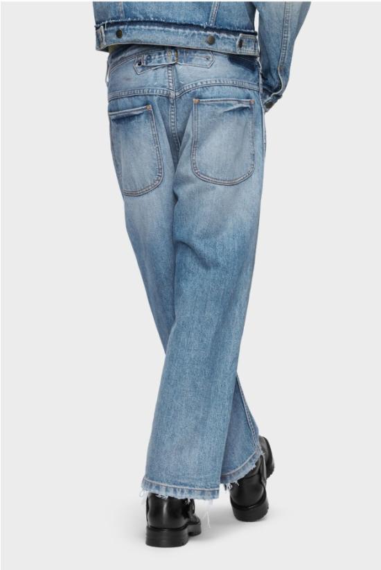 26SS 마르지엘라 스트레이트레그 크롭 진 S50LA0245S30561 987 WASHED BLUE - MAISON MARGIELA