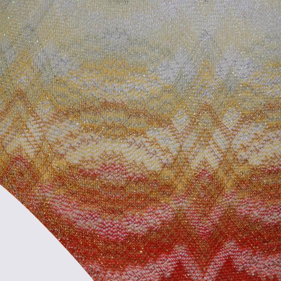  미소니 비치웨어 미쏘니 멀티컬러  커버업 레드 - MISSONI