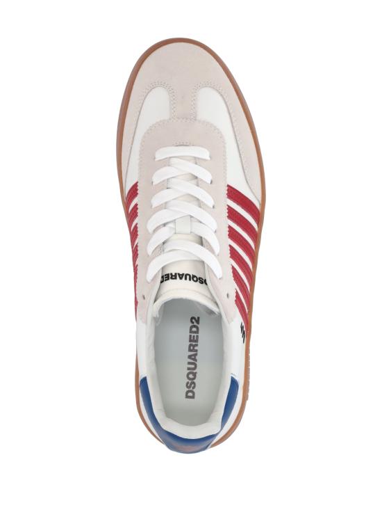 26SS 디스퀘어드2 스니커즈 SNM047518907438 M2044 BIANCO ROSSO BLU - DSQUARED2