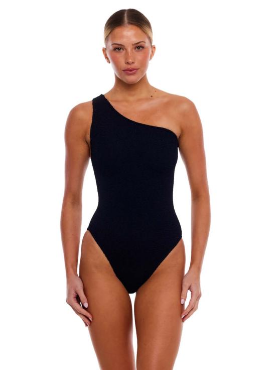  Love & Bikinis 원피스 수영복 러브앤비키니 아말피 원숄더  블랙