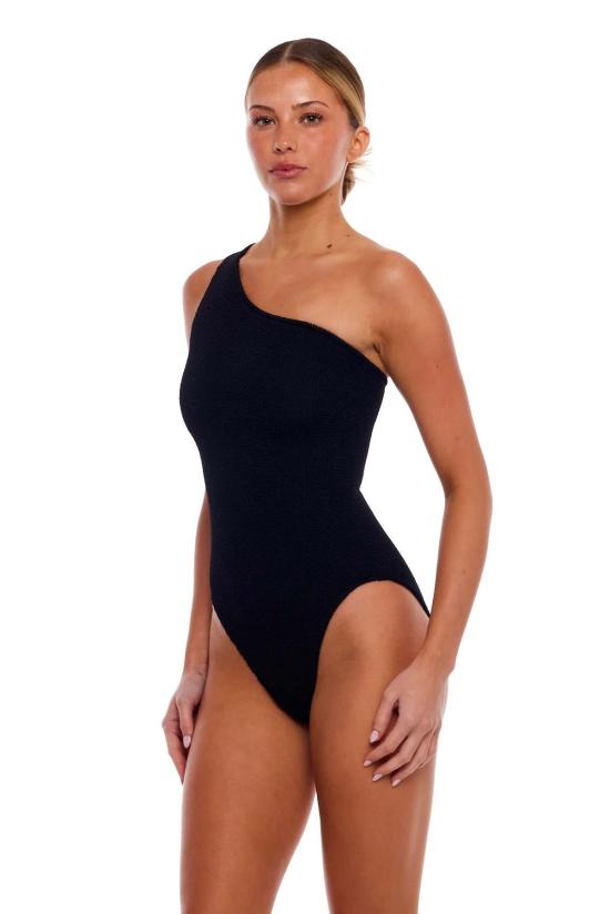  Love & Bikinis 원피스 수영복 러브앤비키니 아말피 원숄더  블랙 - OTHER BRANDS