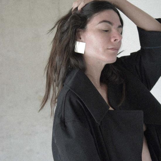  스튜디오 솔리즈 이어링 듀오 스털링 실버 귀걸이 - STUDIO SOLIZ