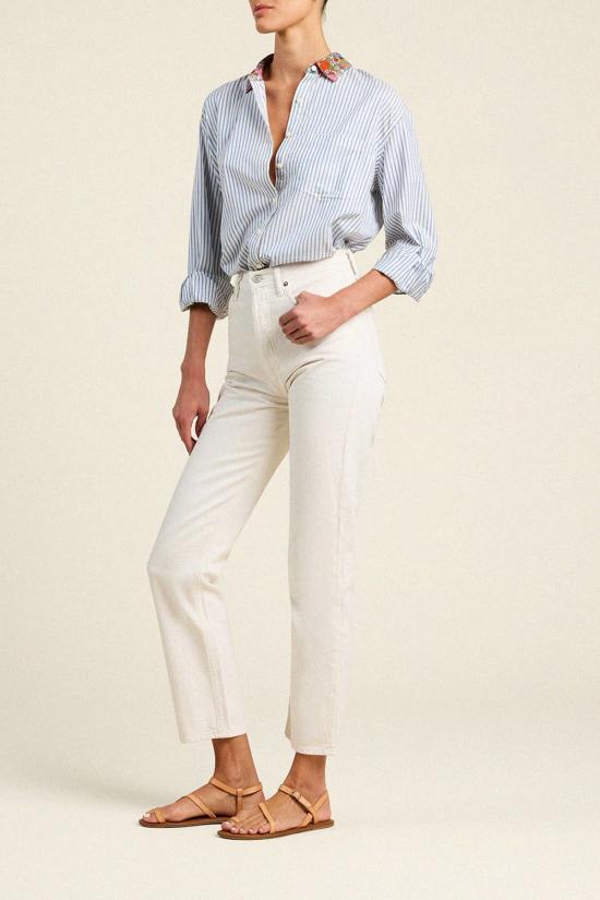  Trovata Birds of Paradise 탑 트로바타 버드 오브 파라다이스 블레이크 오버사이즈 셔츠 - OTHER BRANDS