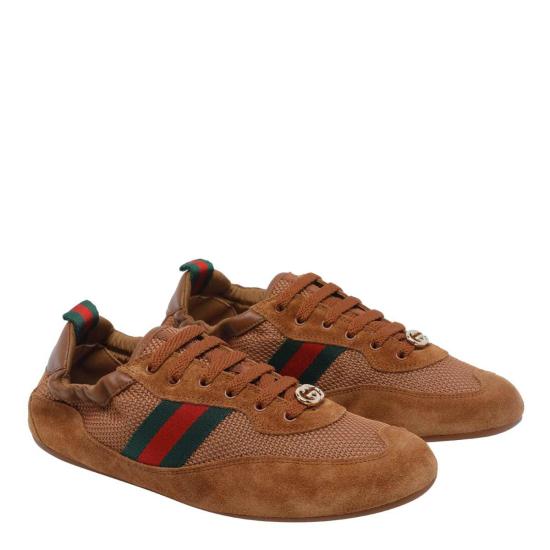  구찌 스니커즈 시프트  브라운 - GUCCI