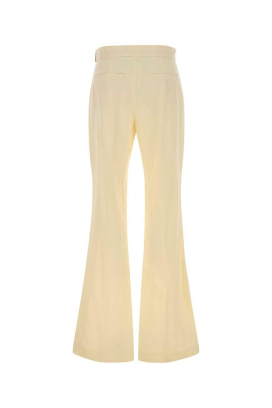 26SS 스포트막스 스트레이트 팬츠 2612131093600 001 Yellow - SPORTMAX