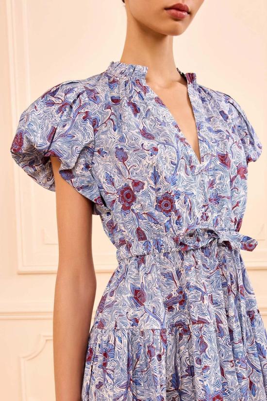  울라 존슨 숏 원피스 이젤 코튼 미니 드레스 - ULLA JOHNSON