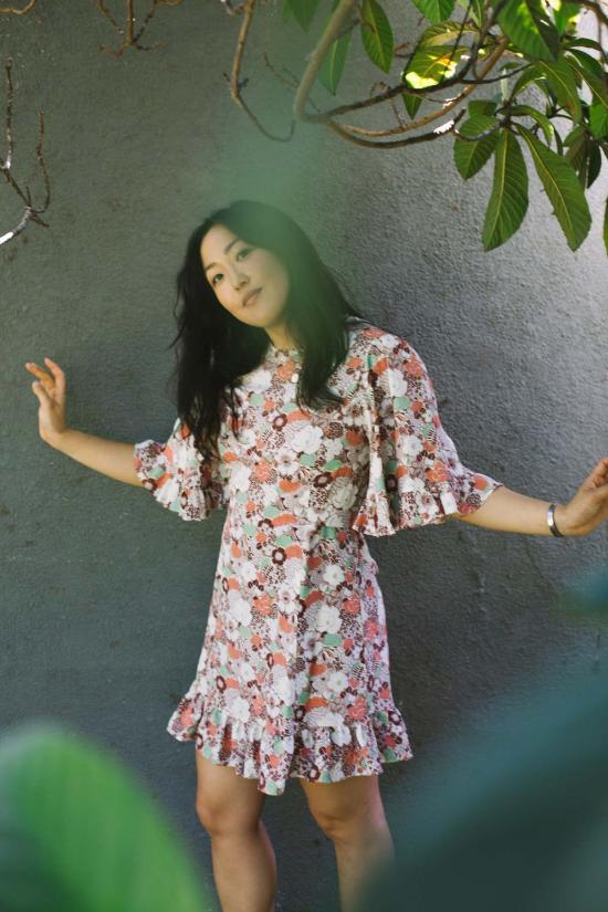  머틀 숏 원피스 베벌리 미니 테라코타 로즈 - MYRTLE