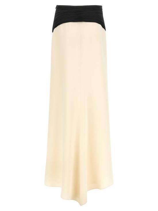  발렌티노 가라바니 롱 스커트 캐디 쿠튀르 스커트 화이트/블랙 - VALENTINO GARAVANI