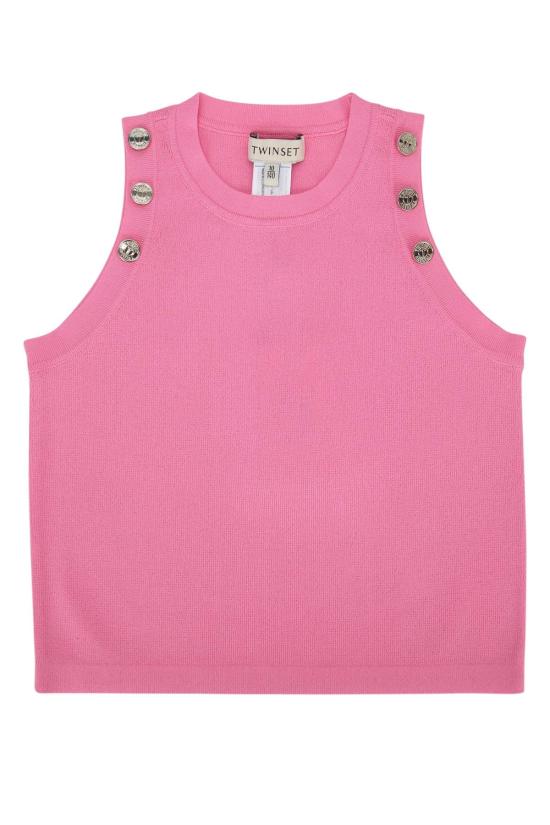  [키즈] 트윈셋 풀오버 키즈  탑 A 라이헤 스웨터 핑크