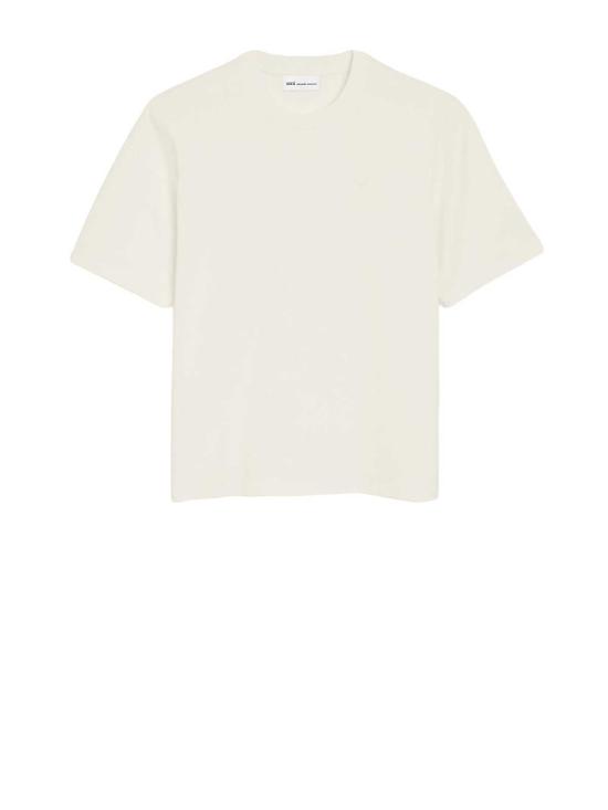  아미 반팔 티셔츠 알렉상드르 마티우시  티셔츠 블랑 크렘