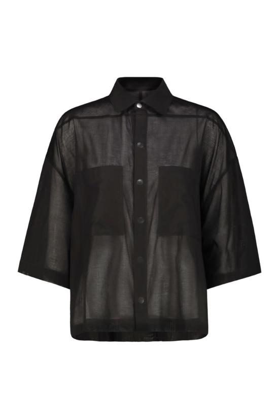  릭 오웬스 탑 토미 셔츠 블랙