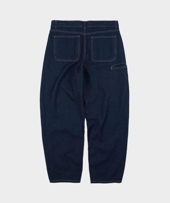  프리즘웍스 데님 숏팬츠 커브드  팬츠 - FRIZMWORKS