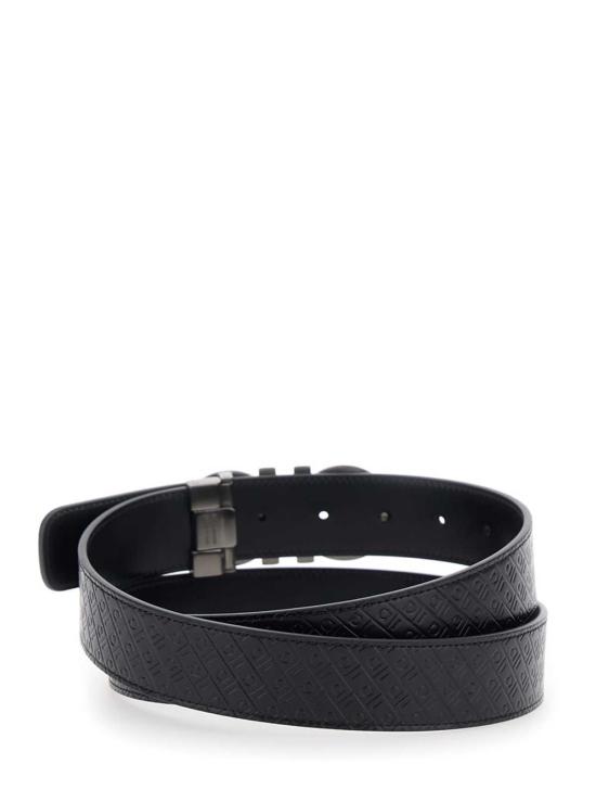  살바토레 페라가모 가죽 벨트 페라가모 더블 어드저스트  보르도 - SALVATORE FERRAGAMO