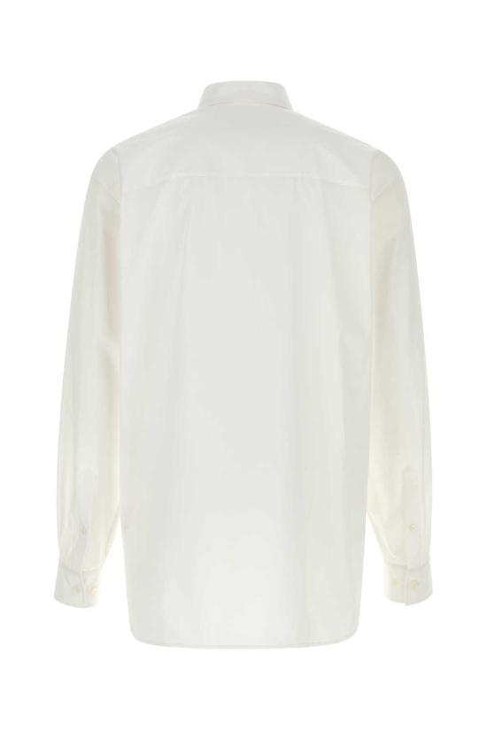  드리스 반 노튼 탑 Dries Van Noten 케이퍼 셔츠 화이트 - DRIES VAN NOTEN