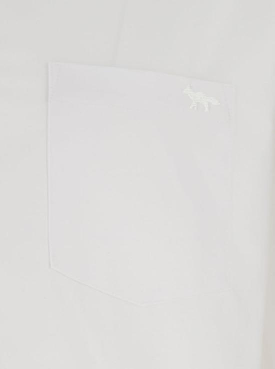  메종키츠네 셔츠 메종 키츠네 프로필 폭스 레귤러  화이트 - MAISON KITSUNE