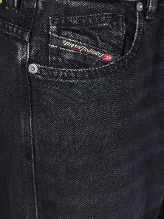 26SS 디젤 데님 숏팬츠 A0692509P0902 BLACK DARK GREY DOM - DIESEL