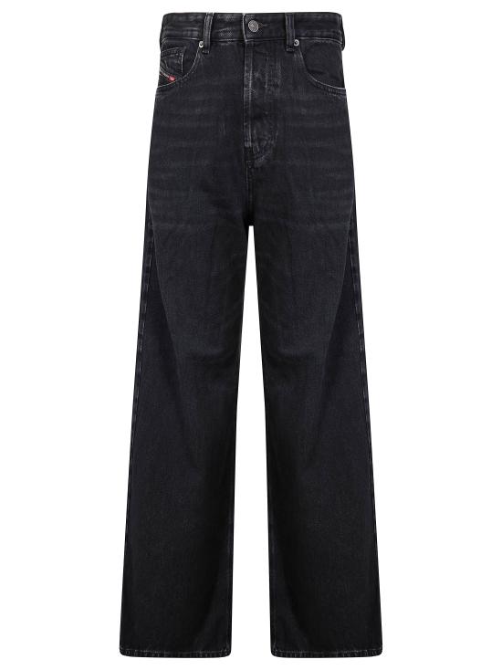 26SS 디젤 데님 숏팬츠 A0692509P0902 BLACK DARK GREY DOM