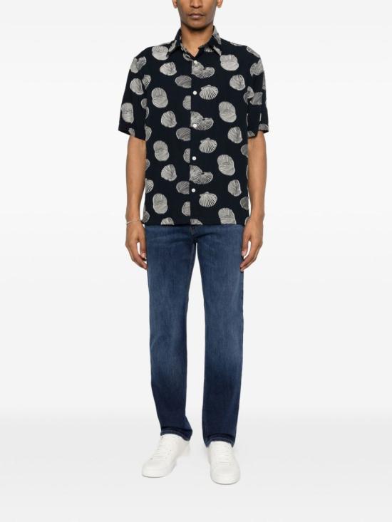  엠포리오 아르마니 데님 팬츠 데님 코튼 진 블루 - EMPORIO ARMANI