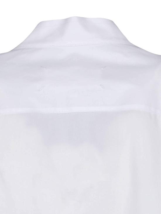  마르지엘라 원피스 메종  오버사이즈 셔츠 드레스 화이트 - MAISON MARGIELA