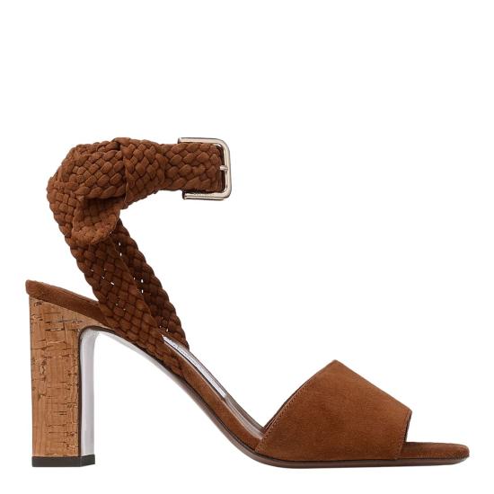  지미추 힐/펌프스 로리 펌프 샌들 브라운