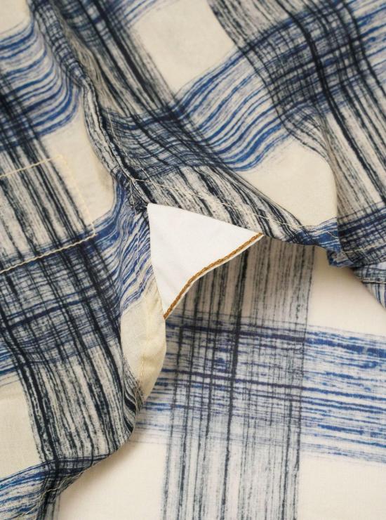  유니버셜웍스 셔츠 유니버설 웍스 스퀘어 포켓  네이비 - UNIVERSAL WORKS