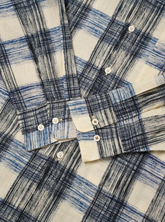  유니버셜웍스 셔츠 유니버설 웍스 스퀘어 포켓  네이비 - UNIVERSAL WORKS