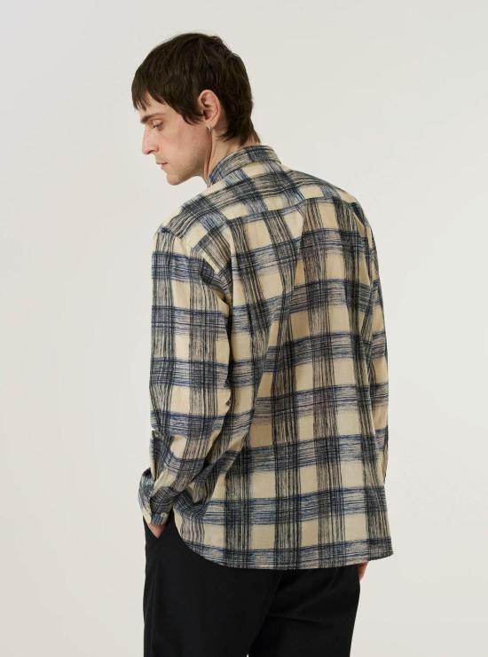  유니버셜웍스 셔츠 유니버설 웍스 스퀘어 포켓  네이비 - UNIVERSAL WORKS