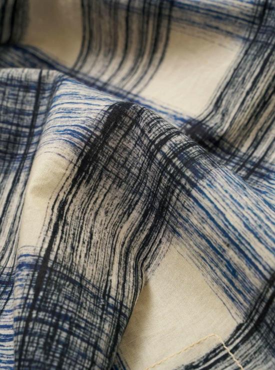  유니버셜웍스 셔츠 유니버설 웍스 스퀘어 포켓  네이비 - UNIVERSAL WORKS