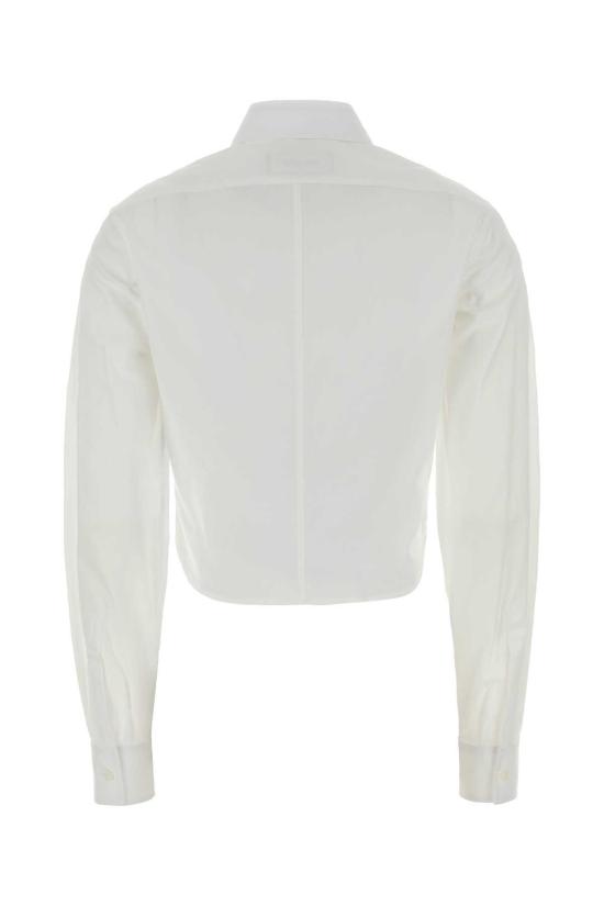  디스퀘어드2 탑 Dsquared2 포플린 셔츠 화이트 - DSQUARED2