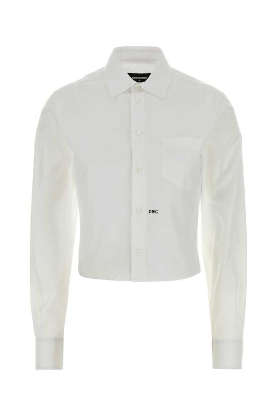  디스퀘어드2 셔츠 Dsquared2 포플린 셔츠 화이트