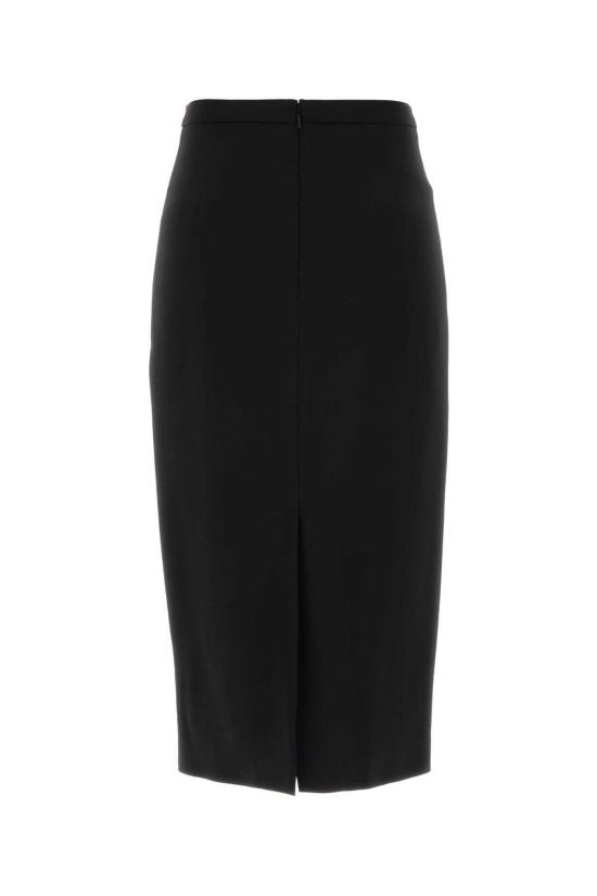  막스마라 미디 스커트 모트레  블랙 - MAX MARA