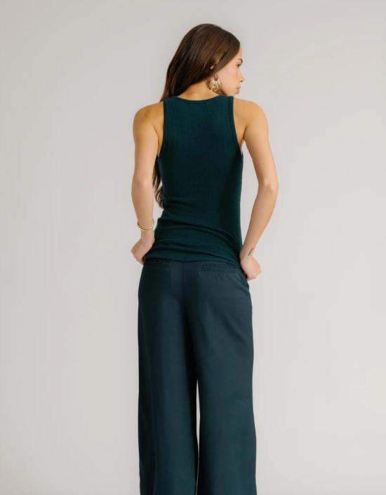  사블린 민소매 티셔츠 자밀라 레이서백 탱크 - SABLYN