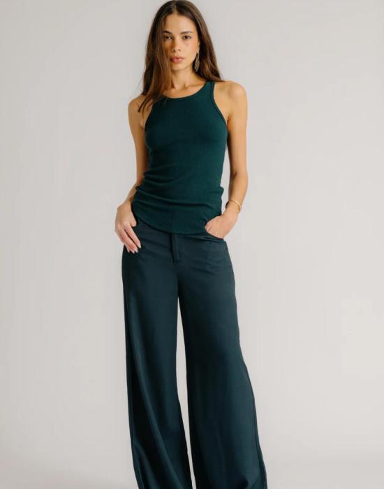  사블린 민소매 티셔츠 자밀라 레이서백 탱크 - SABLYN