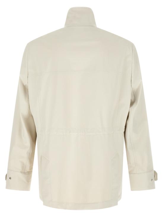 26SS 브루넬로 쿠치넬리 언라인드 멤브레인 나일론 필드 재킷 MZ4266578C1849 - BRUNELLO CUCINELLI