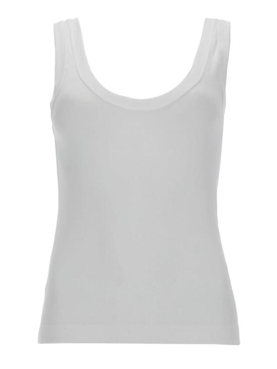  브루넬로 쿠치넬리 블라우스 Brunello Cucinelli 코튼 탑 화이트