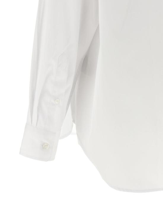  드리스 반 노튼 탑 Dries Van Noten 치어스 셔츠 화이트 - DRIES VAN NOTEN