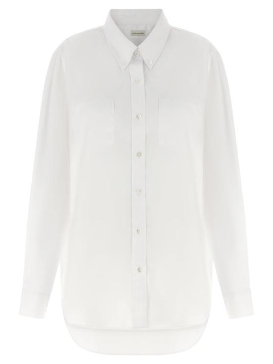  드리스 반 노튼 탑 Dries Van Noten 치어스 셔츠 화이트
