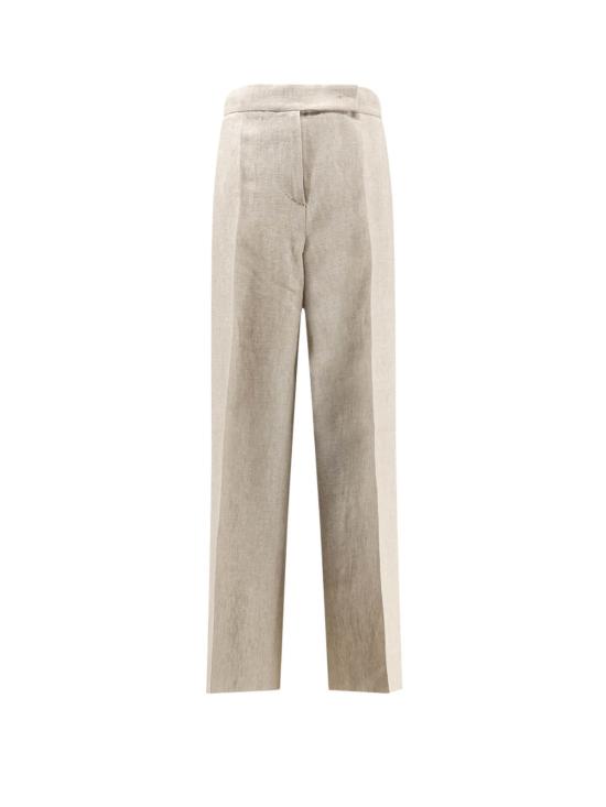  막스마라 스트레이트 팬츠 Max Mara 리넨 지니코 팬츠 샌드