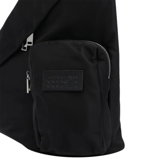  MM6 메종마르지엘라 백팩 Mm6 메종 마르지엘라 로고  블랙 - MM6 MAISON MARGIELA